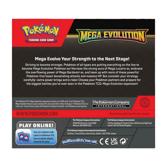 Pokémon Mega Evolution Base Set Booster Display Box (36 packs)