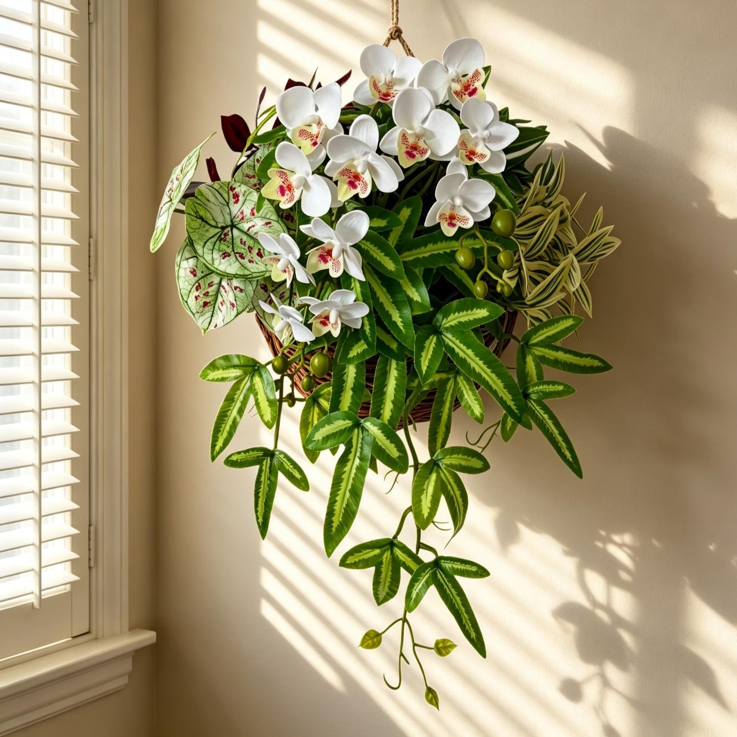 Artificial Hanging Plants Set 6-in-1 Decor