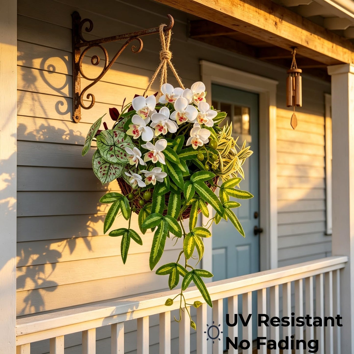 Artificial Hanging Plants Set 6-in-1 Decor